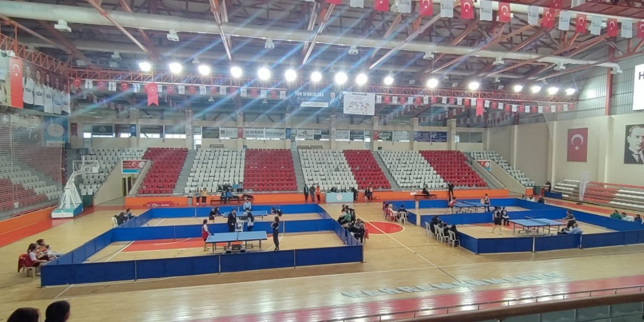 Kahramanmaraş’ta Okul Sporları Masa Tenisi Grup Müsabakaları Tamamlandı