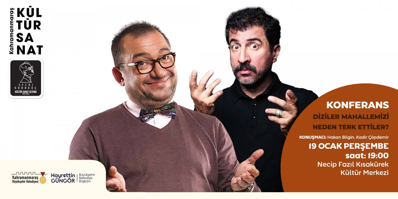 Kahramanmaraş’ta Çöpdemir ve Bilgin, Dizi Sektörünü Anlatacak