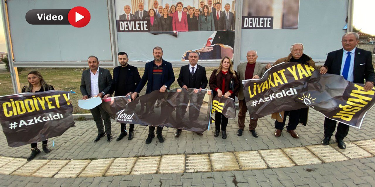 İYİ Parti Kahramanmaraş İl Teşkilatından Billboard Tepkisi