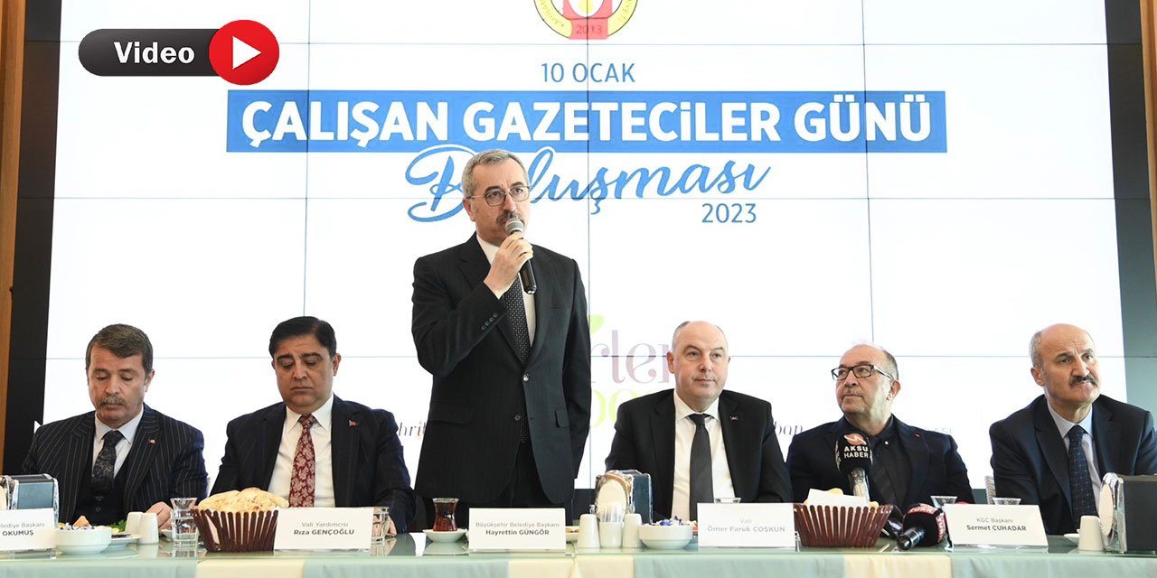 Başkan Güngör: Çalışan Gazeteciler Günü Kutlu Olsun