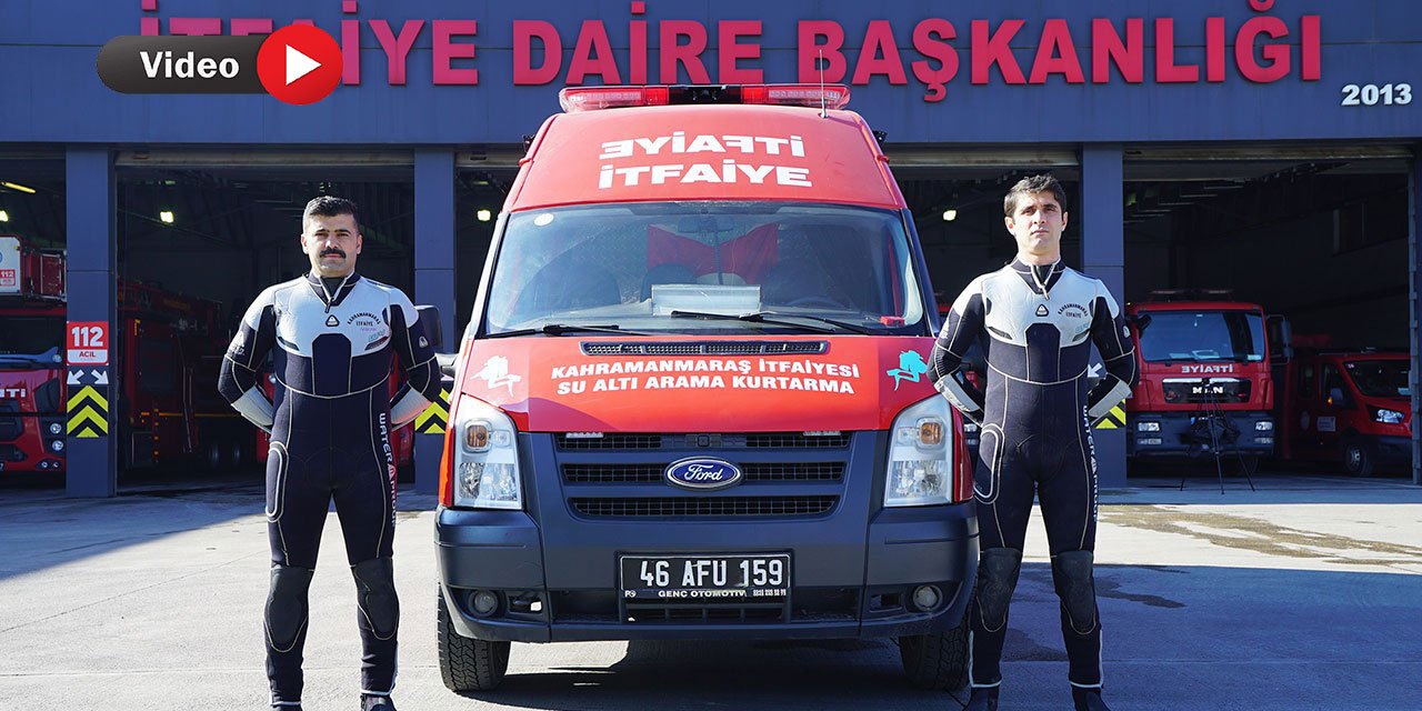 Kahramanmaraş’ta İtfaiye Envanterine Su Altı Arama Kurtarma Aracı Kazandırıldı