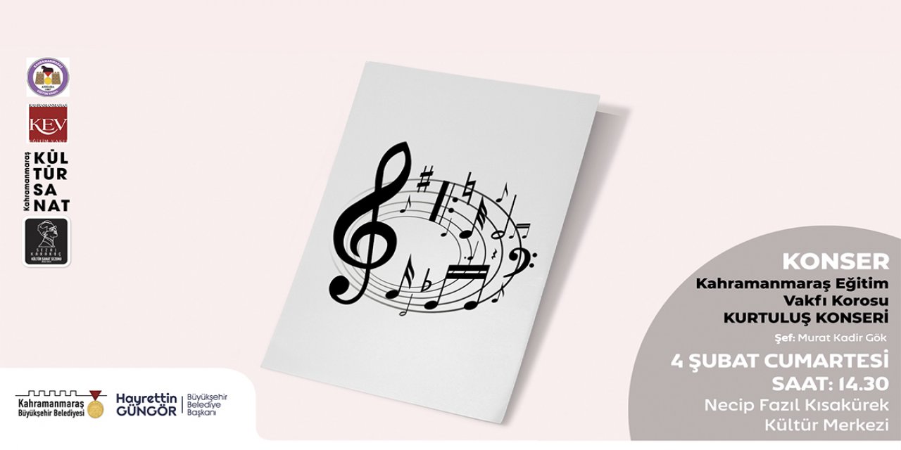 Kahramanmaraş’ta Kurtuluş Konseri Müzikseverleri Bekliyor!