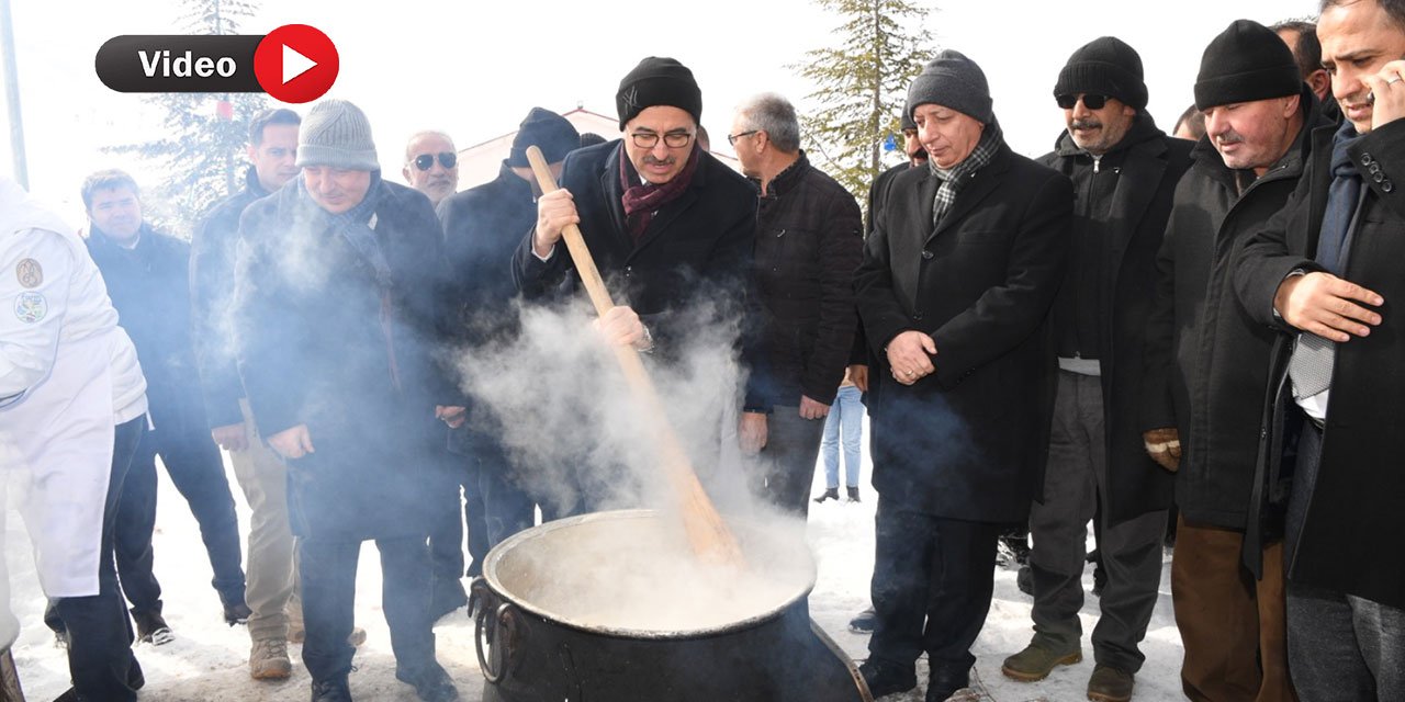Kahramanmaraş Yedikuyular Kayak Merkezi’nde İrişkit ve Salep Şenliği Düzenlendi