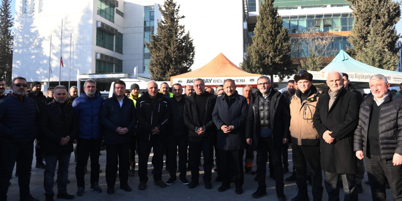 Kahramanmaraş’ta 105 Belediye Çalışıyor