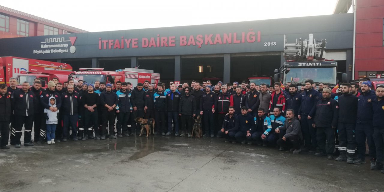 Ankara İtfaiyesi Kahramanmaraş’ta 309 Canı Enkazdan Kurtardı