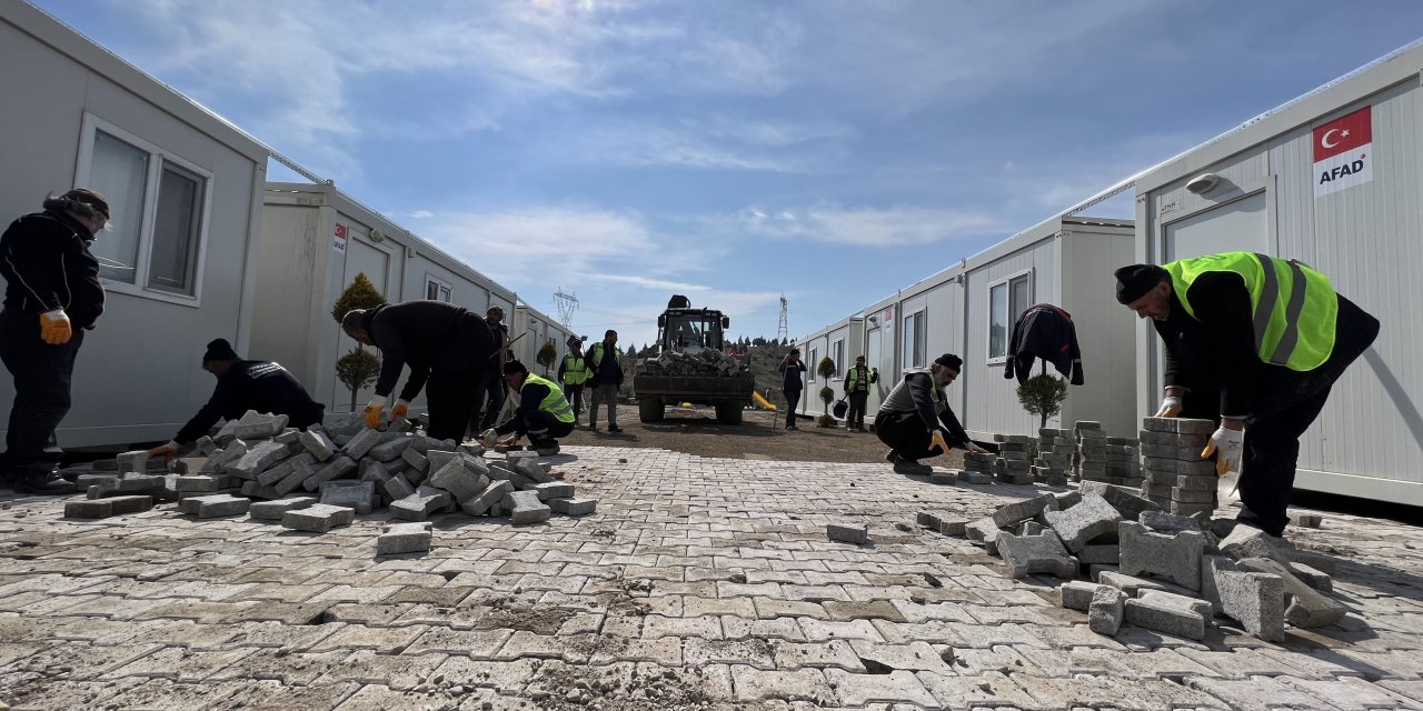 Kahramanmaraş’ta Karacasu Konteyner Kent Hizmete Alınıyor