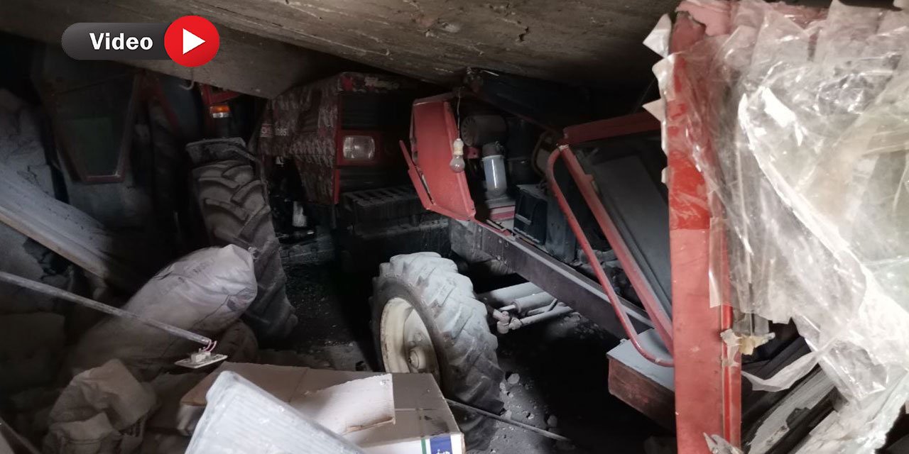 Kahramanmaraş’ta Binanın Yıkılmasını Önleyen Traktörler 10 Can Kurtardı