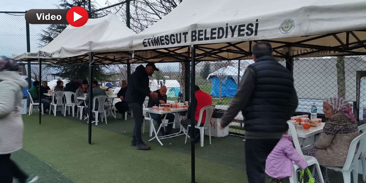 Etimesgut Belediyesi’nden Kahramanmaraş'ta İftar ve Sahur İkramı