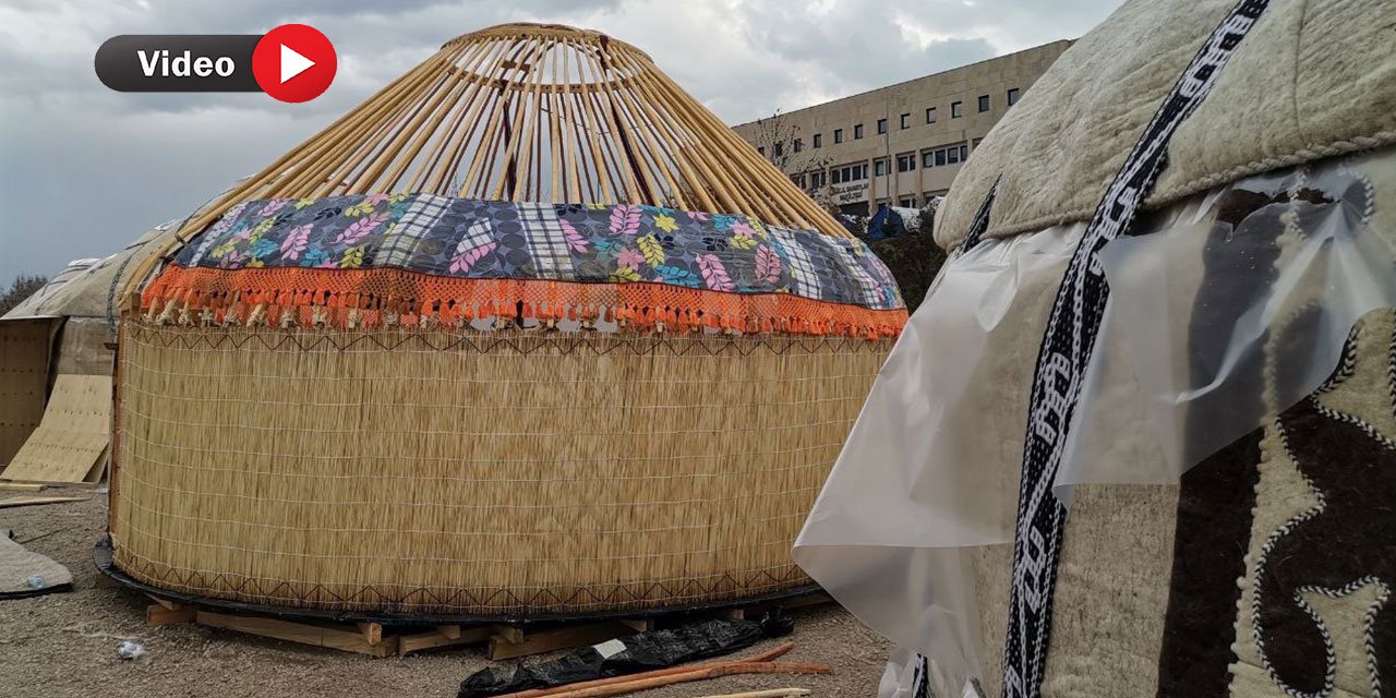 Kahramanmaraş’ta Oba Çadırları Depremzedelerin Yeni Yuvası Oldu