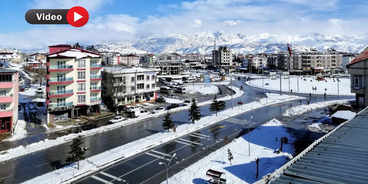 Kahramanmaraş’ta Kar Yağışı Etkili Oldu