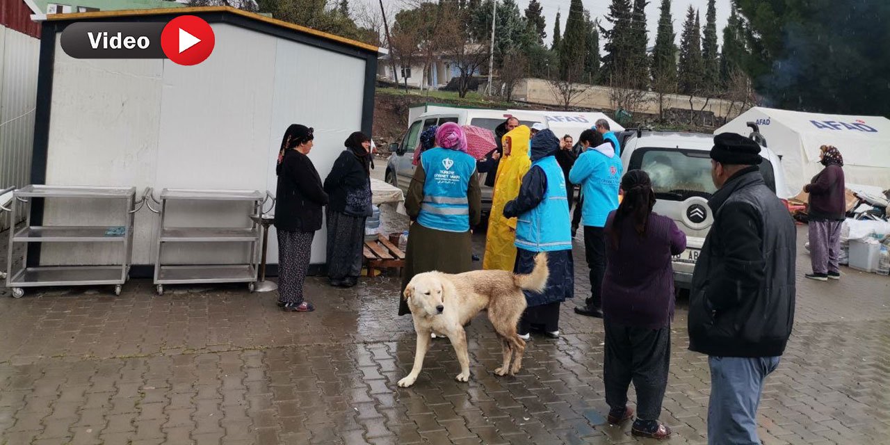 Kahramanmaraş'ta Diyanet Vakfı'ndan Kırsaldaki Depremzedelere İnsani Yardım