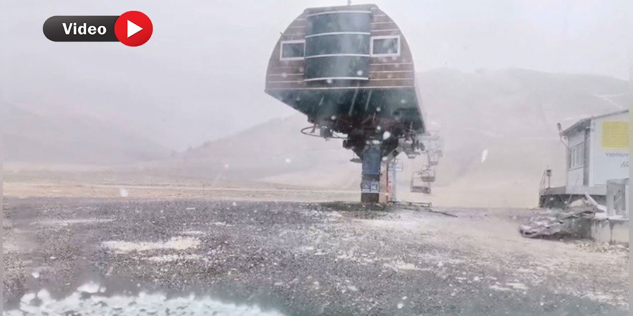 Kahramanmaraş'ta Nisan Ayında Kar Sürprizi