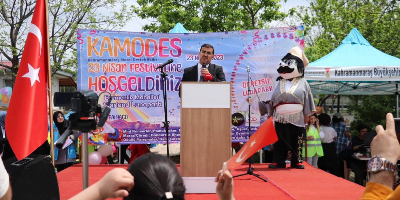 Kahramanmaraş’ta 23 Nisan Ulusal Egemenlik ve Çocuk Bayramı’nın 103. Yıl Dönümü Kutlandı