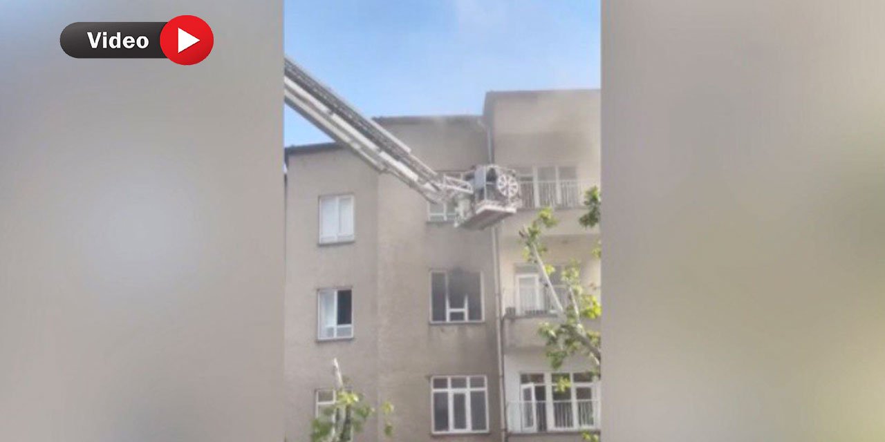 Kahramanmaraş’ta Apartmanda Yangın Paniği