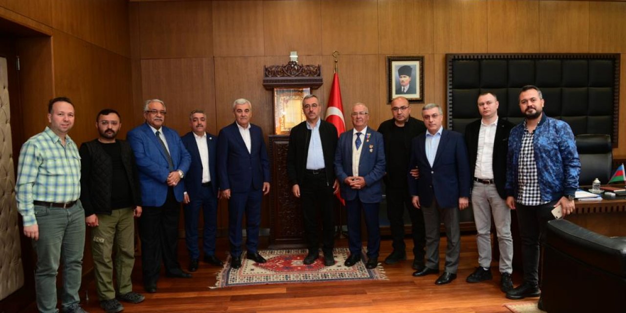 Azerbaycan Heyeti’nden Başkan Güngör’e Ziyaret