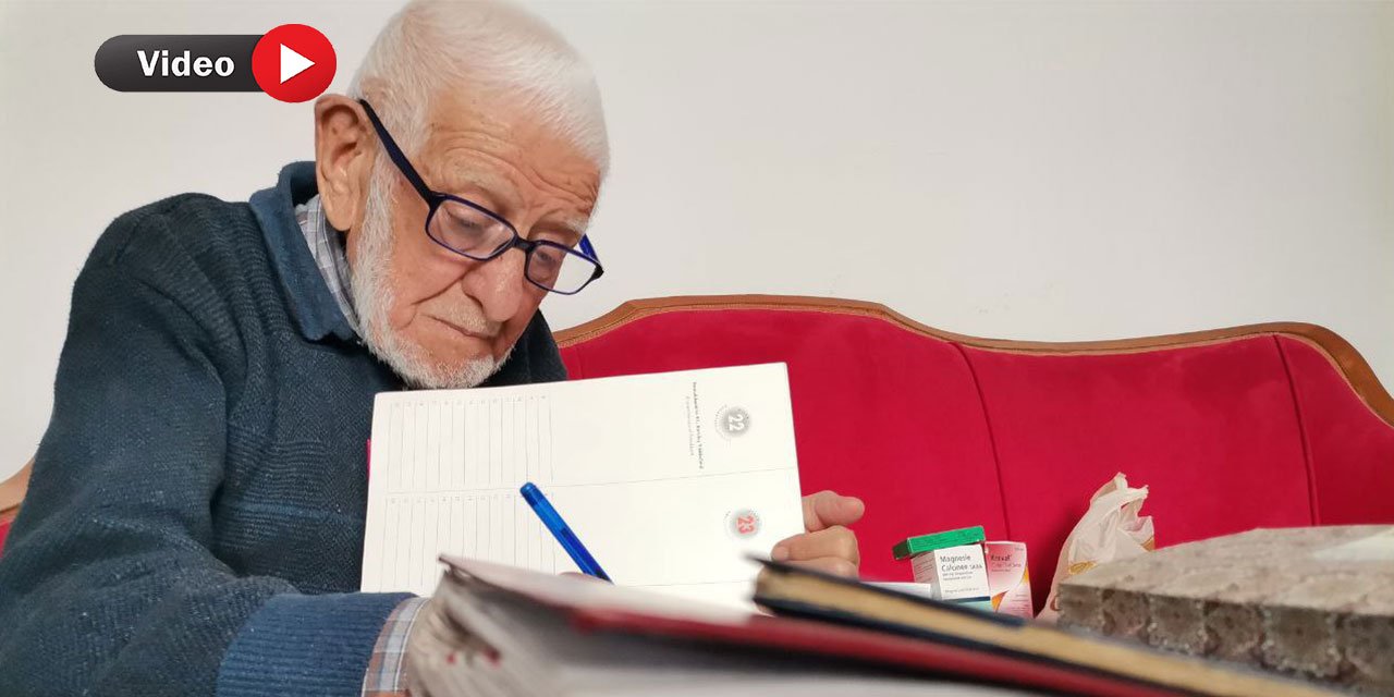 Kahramanmaraş’ta 65 Yıldır Tuttuğu Günlüğünün En Acı Sayfalarını Dolduruyor