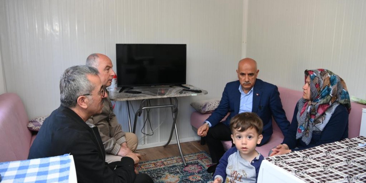 Güngör ve Kirişci’den Karacasu Konteyner Kente Ziyaret