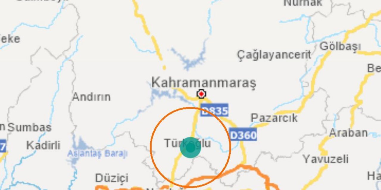 Kahramanmaraş'ta Deprem