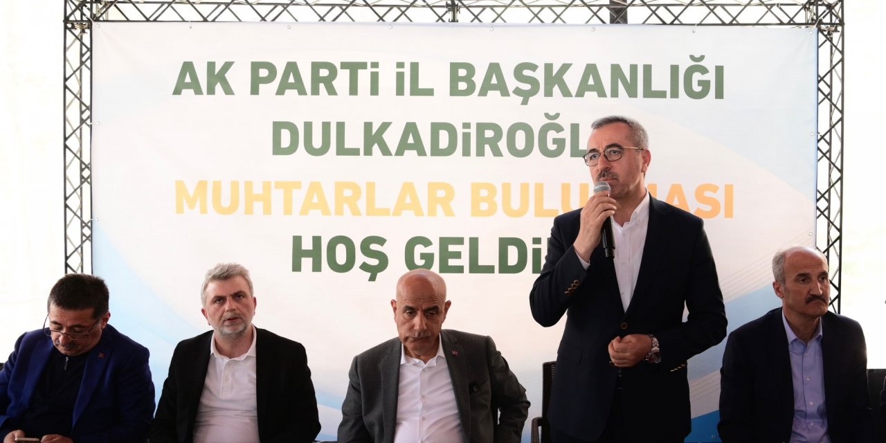 Kirişci ve Güngör, Muhtarlarla Bir Araya Geldi