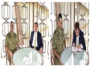 Başkan Erkoç’tan Garnizona ziyaret