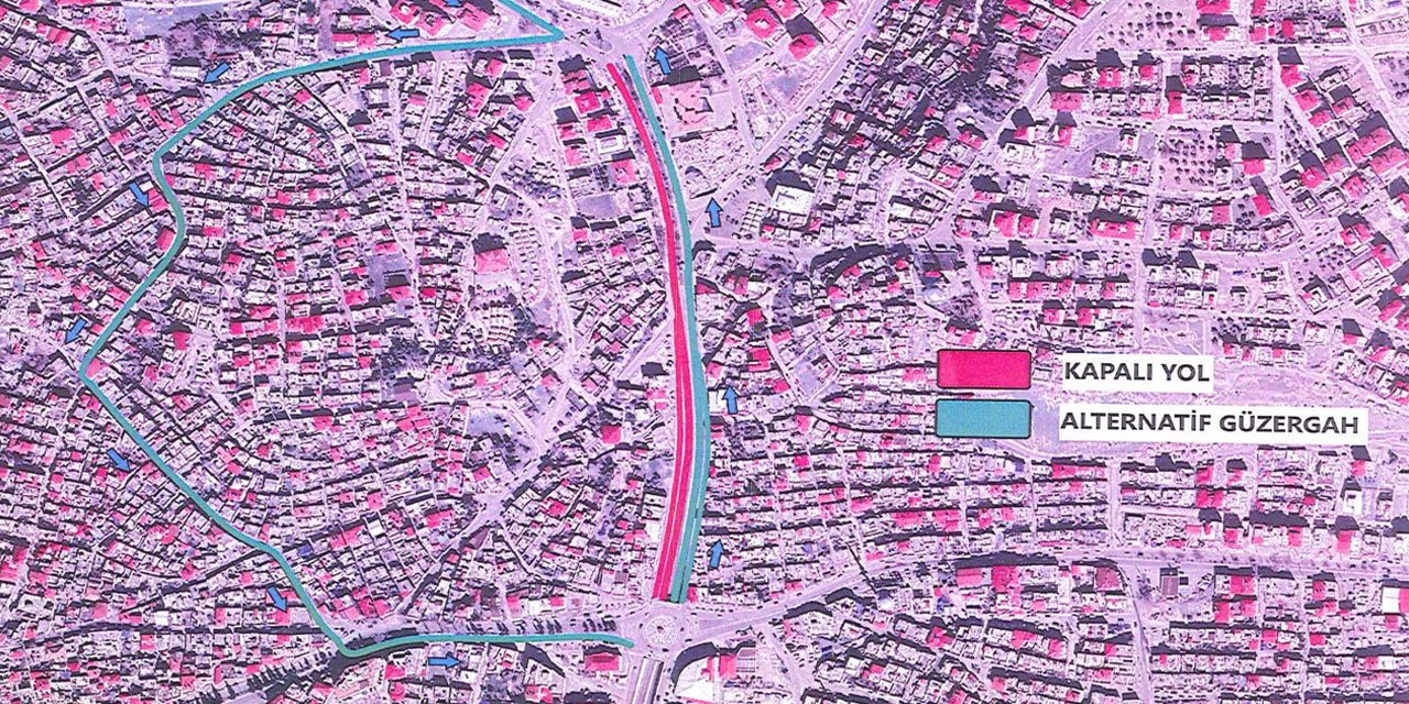 Kahramanmaraş'ta Sürücülere Alternatif Güzergâh Uyarısı!