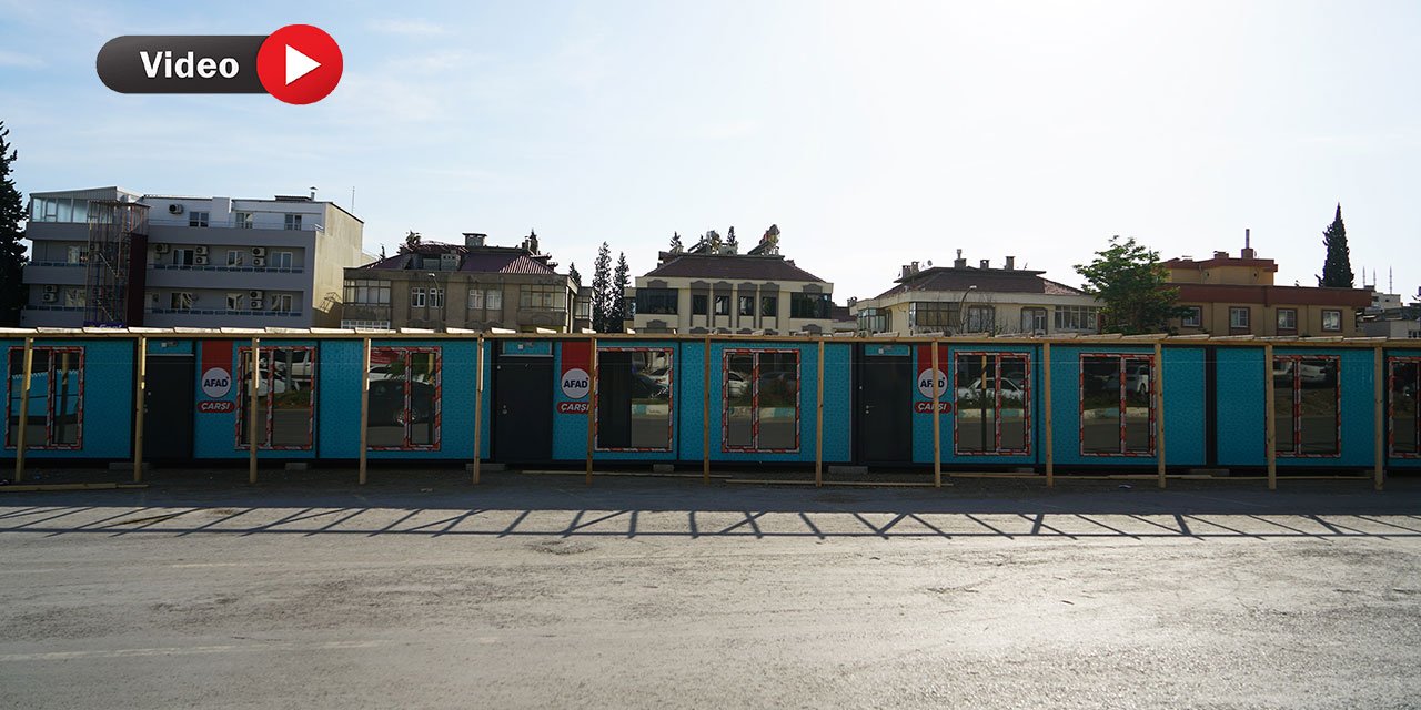 Kahramanmaraş'ta Şehir Merkezinde Teslim Edilen Geçici İş Yeri Sayısı 2 Bini Aştı