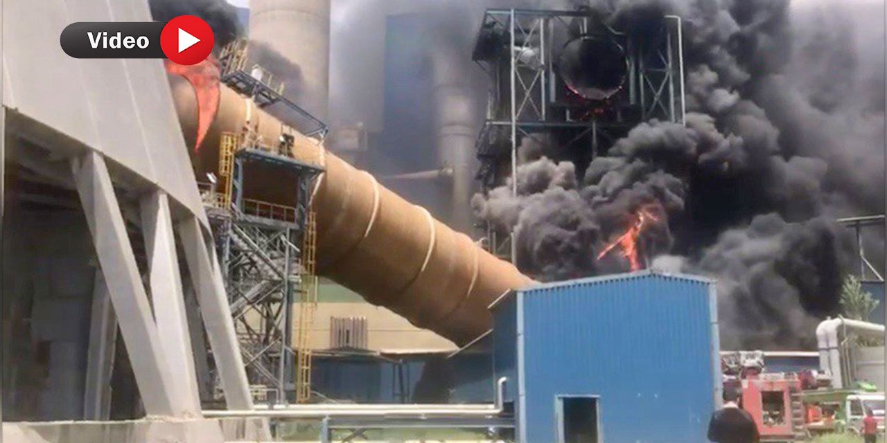 Kahramanmaraş B Termik Santralinde Yangın