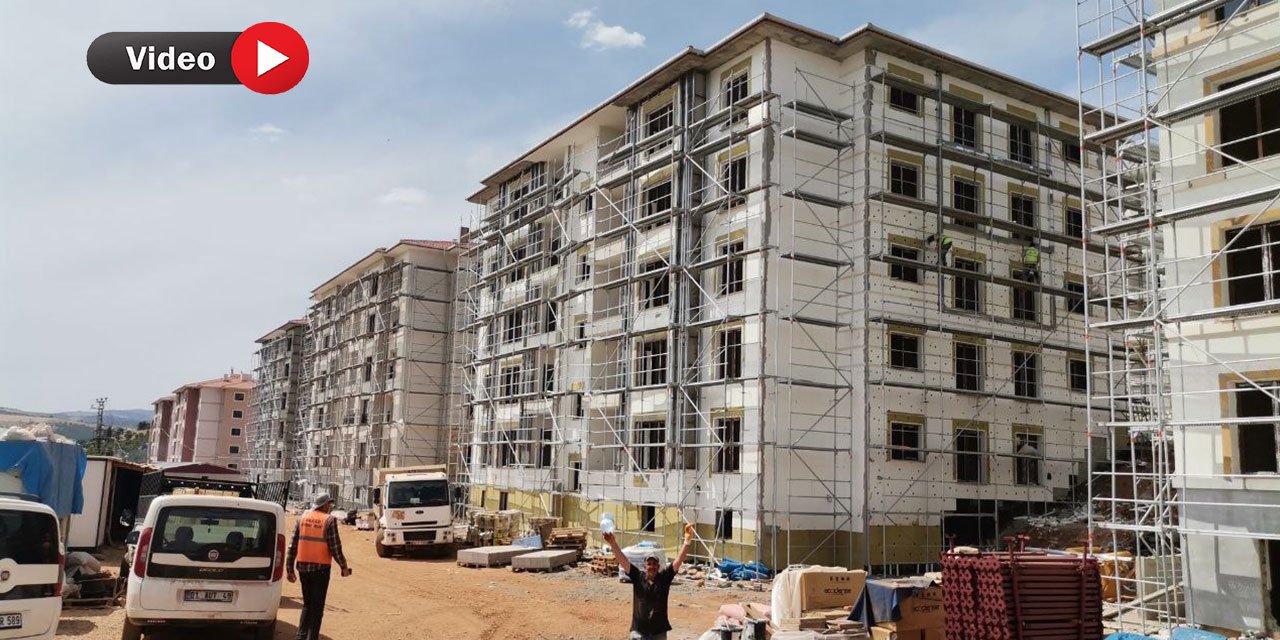 Kahramanmaraş'ta Deprem Konutları Hızla Yükseliyor