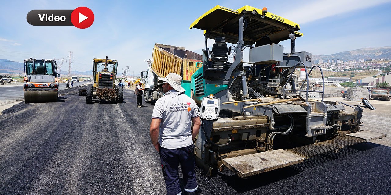 Kahramanmaraş Büyükşehir, Şehrin Ulaşım Ağını Güçlendirmeyi Sürdürüyor