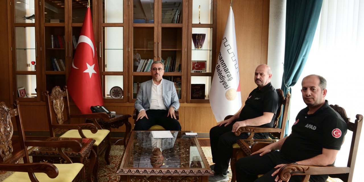 Hayrettin Güngör, AFAD İl Müdürü Temur ile Bir Araya Geldi