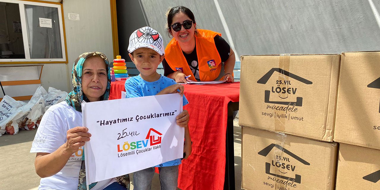 LÖSEV Kahramanmaraş’taki Kanser Hastalarını Unutmadı