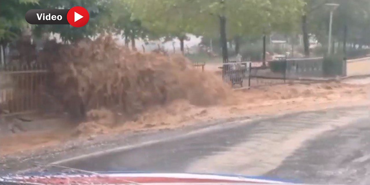 Kahramanmaraş’ta Sağanak Yağış Nedeniyle Dereler Taştı