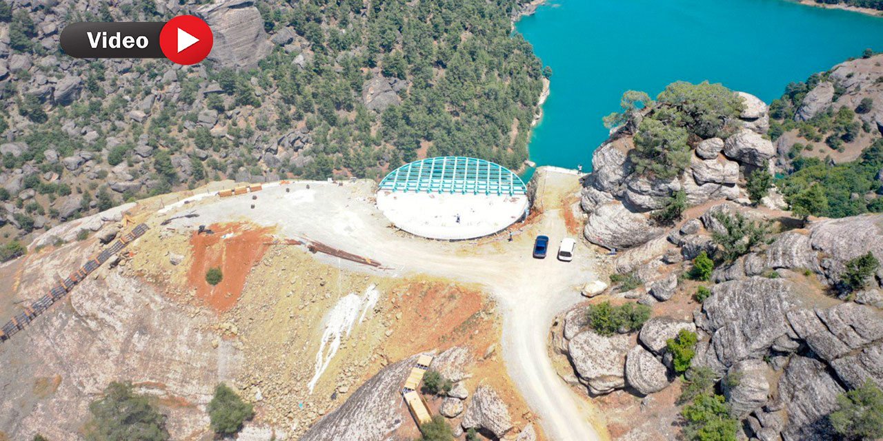 Kahramanmaraş'ta Ali Kayası Cam Teras’ta Çalışmalar Sürdürüyor
