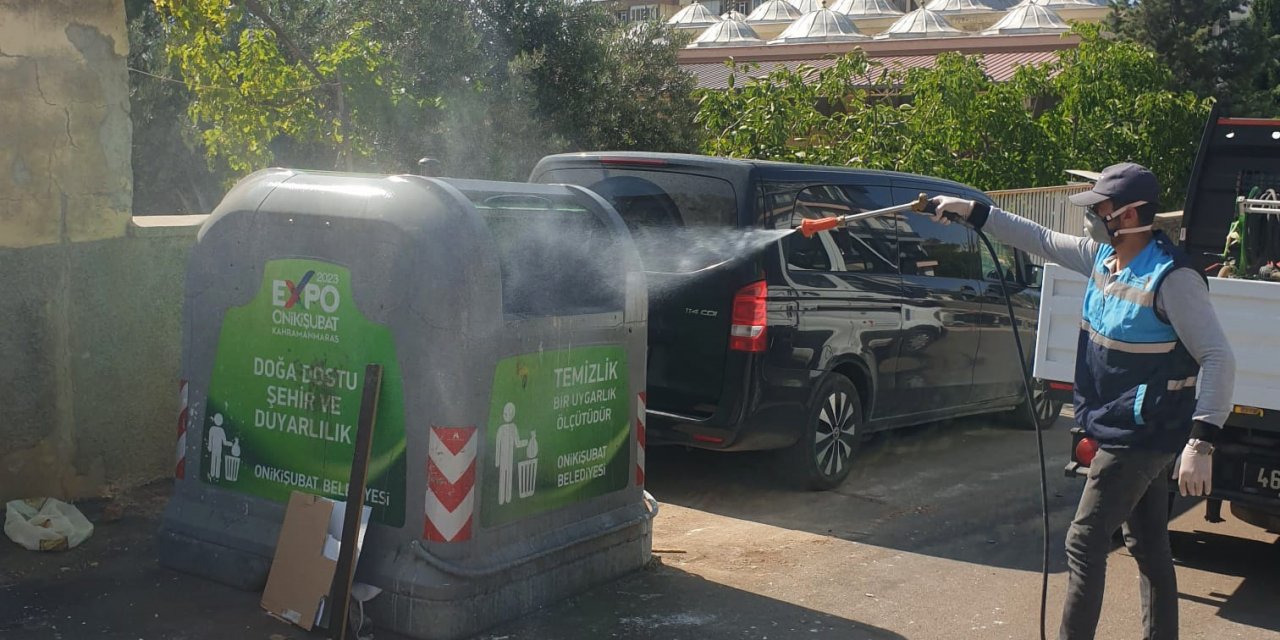 Kahramanmaraş’ta İlaçlama ve Dezenfeksiyon Seferberliği