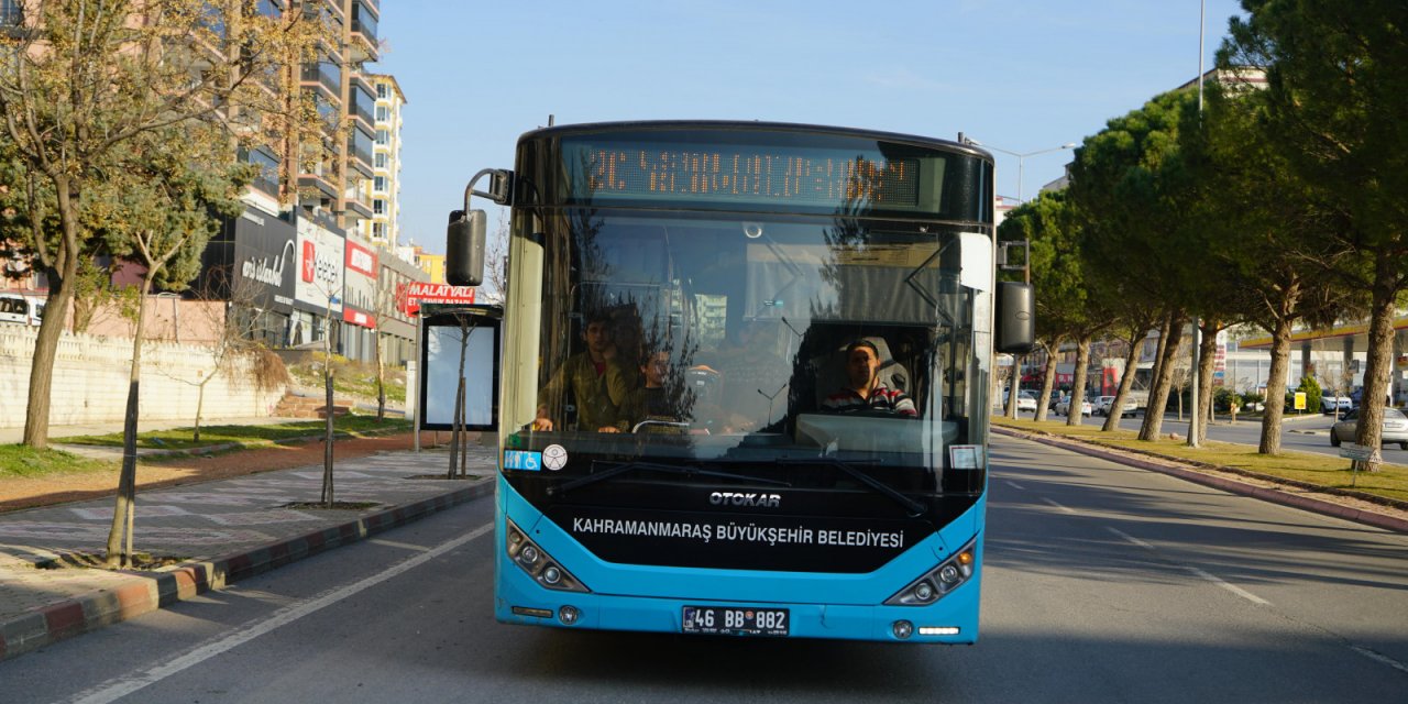 Kahramanmaraş Büyükşehir Otobüsleri Bayramda Ücretsiz Ulaşım Hizmeti Verecek