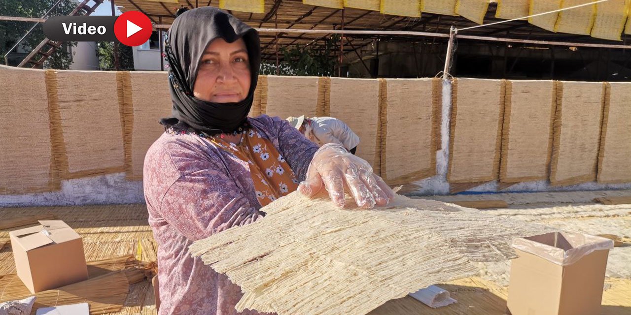 Kahramanmaraş’ta Bayrama Özel Cips Tarhana Üretildi