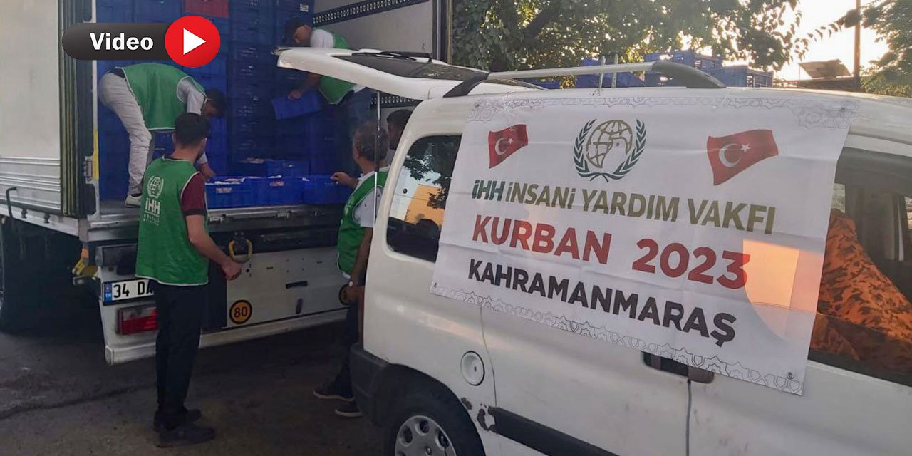 Kahramanmaraş'ta İHH Yetimlere Kurbanlık Payı Dağıttı