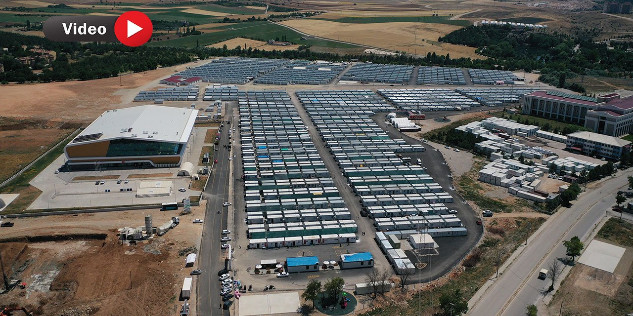 Kahramanmaraş Elbistan’daki MÜSİAD Geçici Konaklama Merkezi’nin Yolları Asfaltlandı