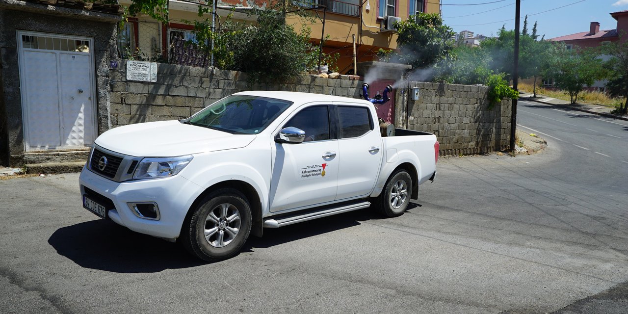 Kahramanmaraş'ta Zararlılarla 7/24 Mücadele
