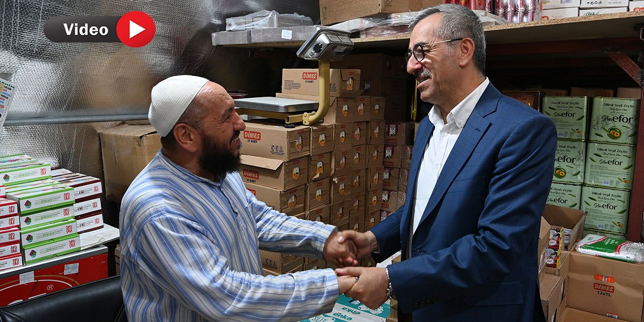 Hayrettin Güngör, Toptancı Gıda Esnafını Ziyaret Etti