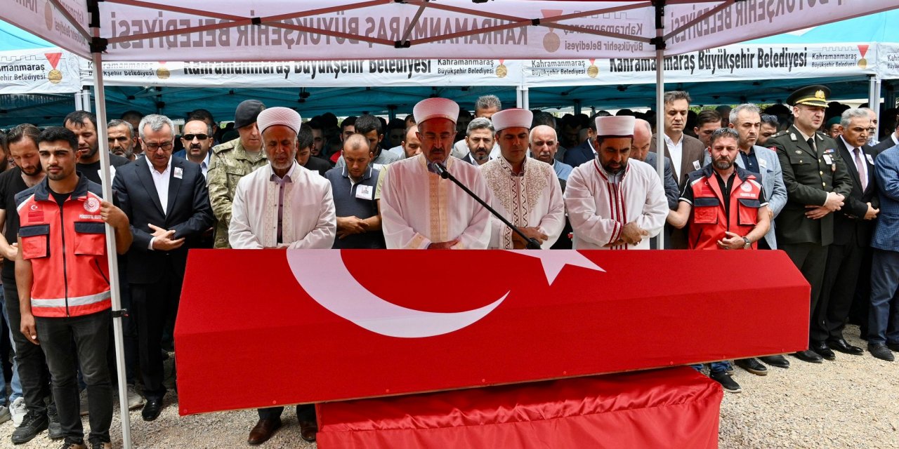 Kahramanmaraş’ta Şehit Hasan Taş, Son Yolculuğuna Uğurlandı