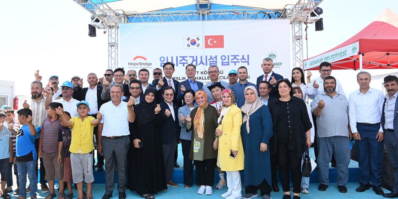 Kahramanmaraş’ta Türkiye – Güney Kore Kardeşlik Mahallesi Açıldı