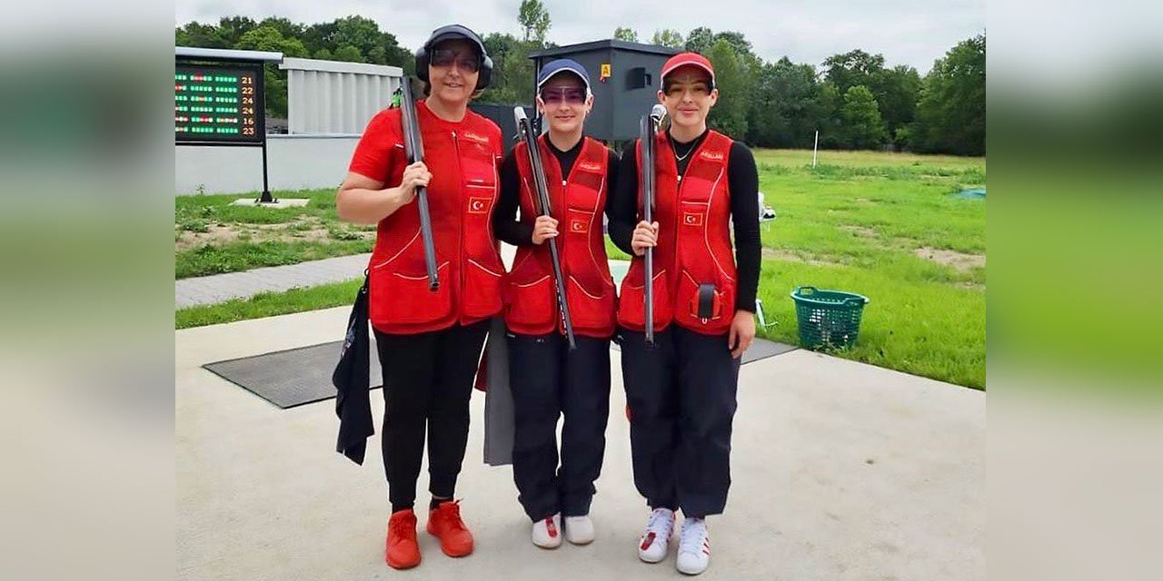 Kahramanmaraş Trap Kadınlar Takımı Avrupa'dan Madalya ile Döndü