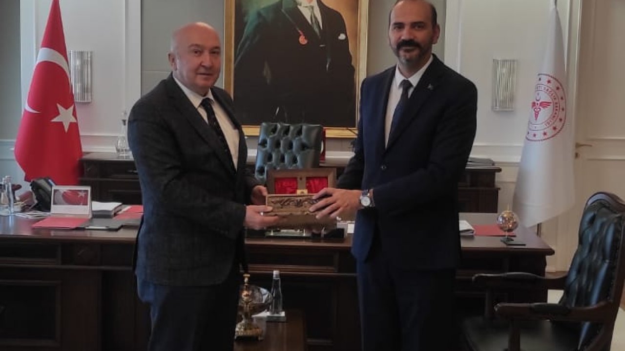 KSÜ Rektörü Yasım'dan Sağlık Bakan Yardımcısına Özel Ziyaret
