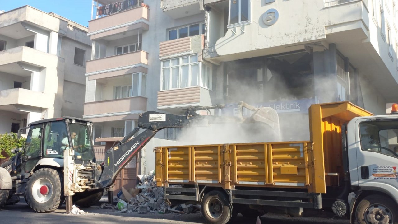 Kahramanmaraş'ta Çevre Dostu İnşaat Atık Temizliği Devam Ediyor!