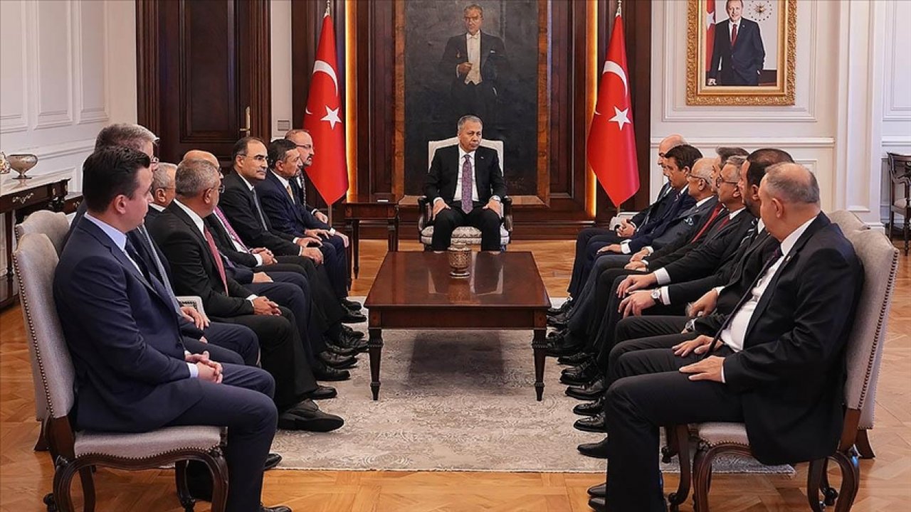 AK Parti Kahramanmaraş Milletvekillerden İçişleri Bakanı Yerlikaya'ya Destek Ziyareti