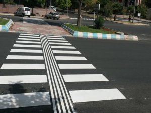 Avrupa standartlarında yaya geçidi!