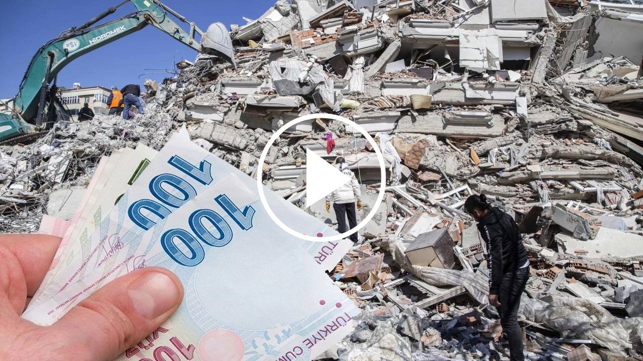 Deprem Hasarları İçin 1 Trilyon 28 Milyar Lira Kaynak!