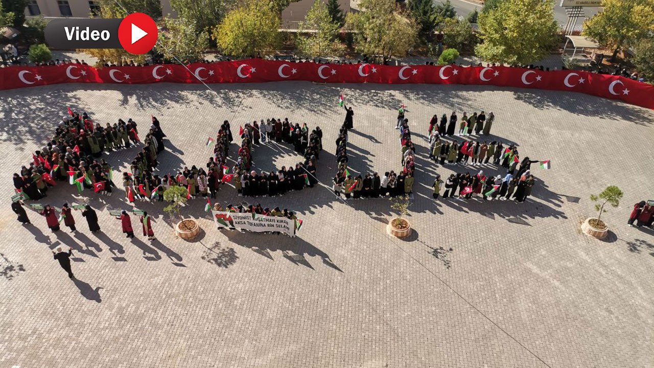 Kahramanmaraş'tan Kudüs'e Destek: Türk Bayrağı ve Koreografiyle Filistin'in Yanında!