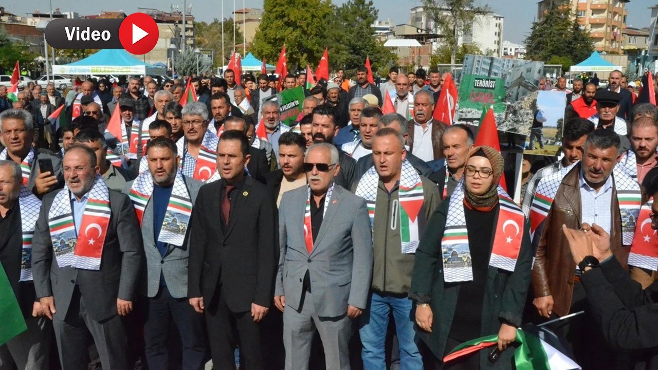 Kahramanmaraş Halkı Filistin'e Destek Yürüyüşüyle Ses Verdi!
